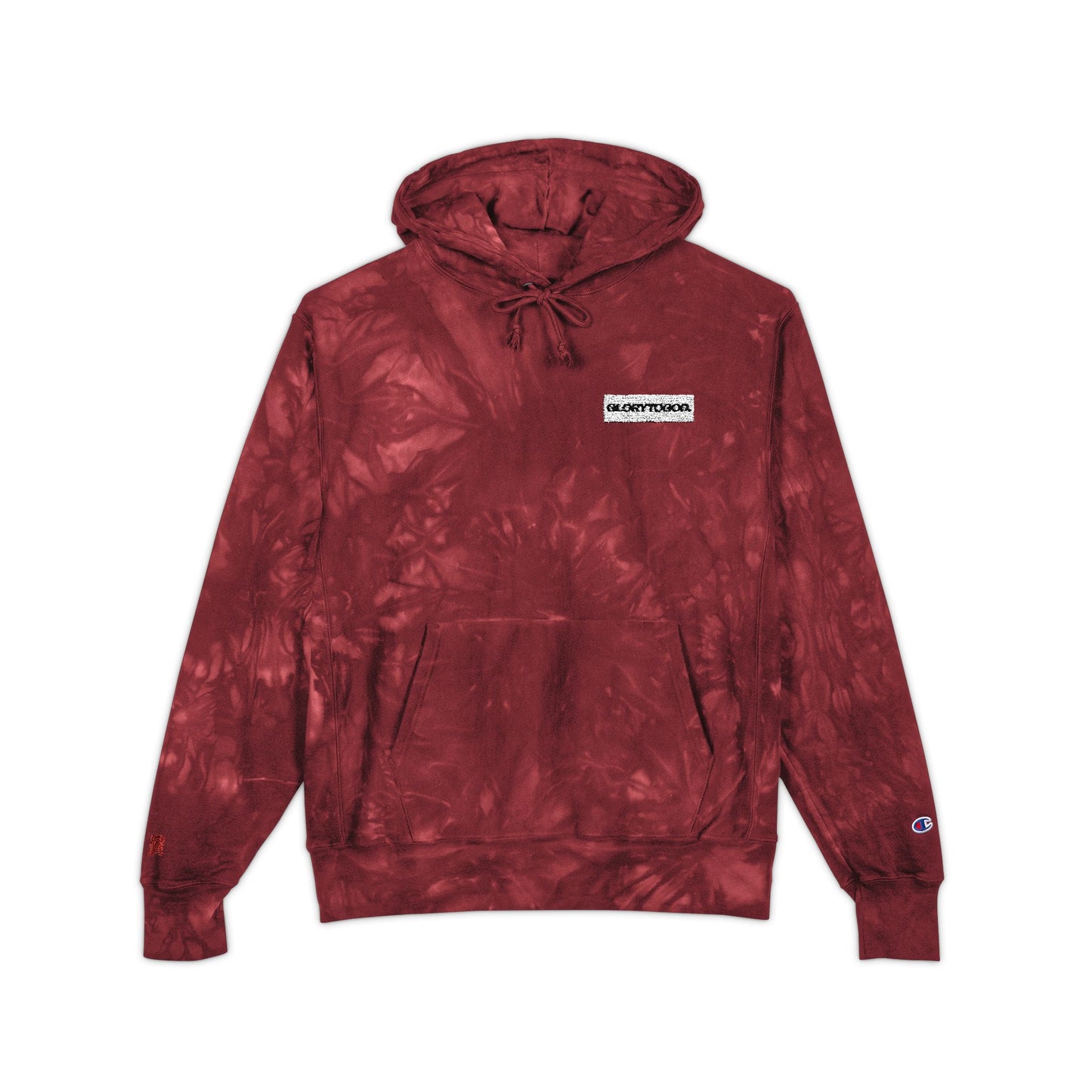 GLORY Champion Tie-Dye Hoodie (Embroidery)