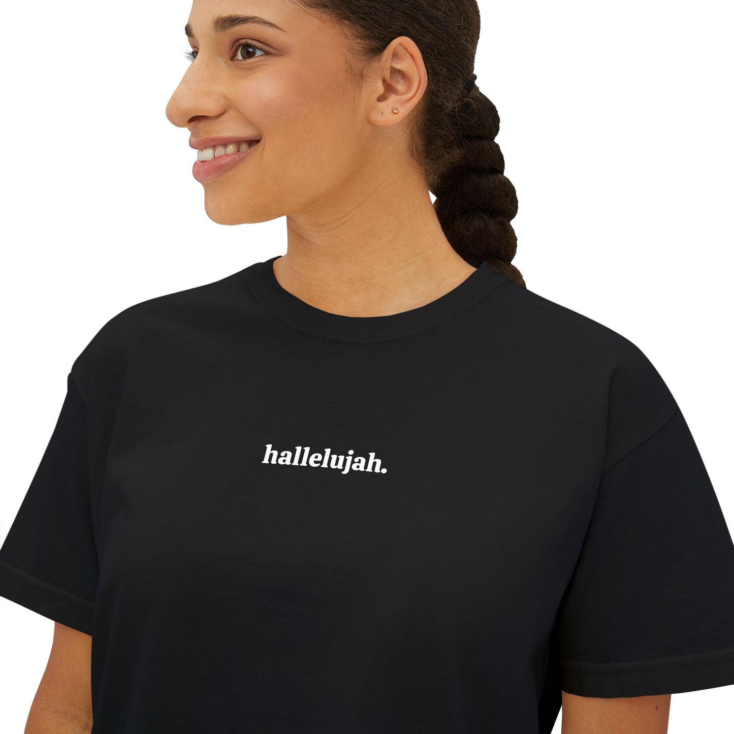 HALLELUJAH GLORY Women's Boxy Tee