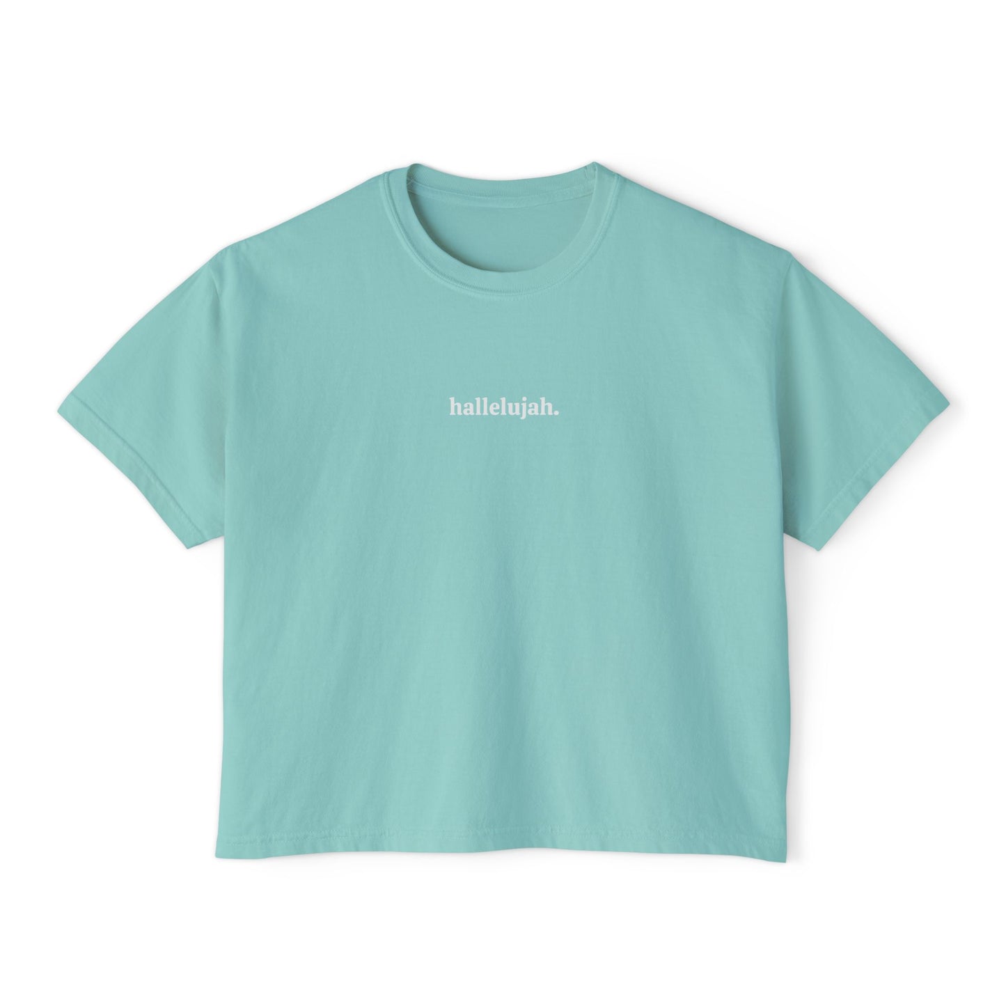 HALLELUJAH GLORY Women's Boxy Tee