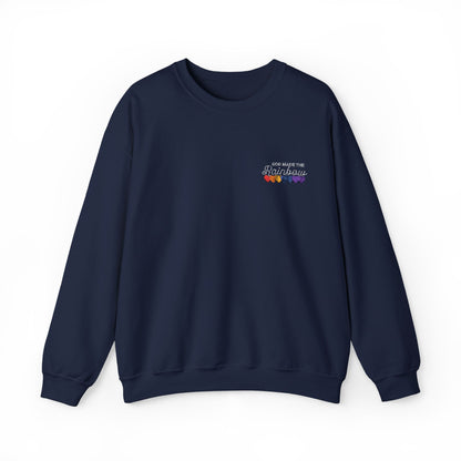 RAINBOW GLORY Embroidered Sweatshirt