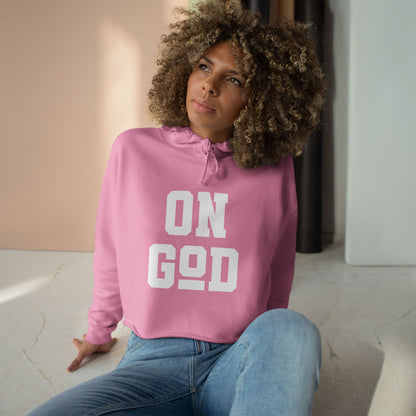 ON GOD GLORY Crop Hoodie