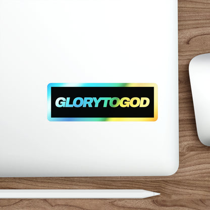 GLORYTOGOD Holographic Stickers