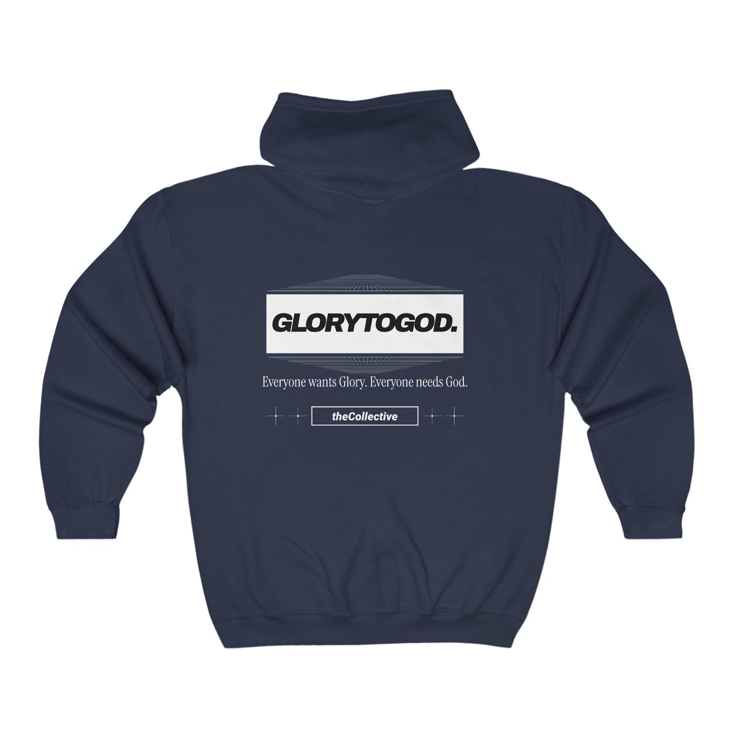 GLORYTOGOD Full Zip Hoodie