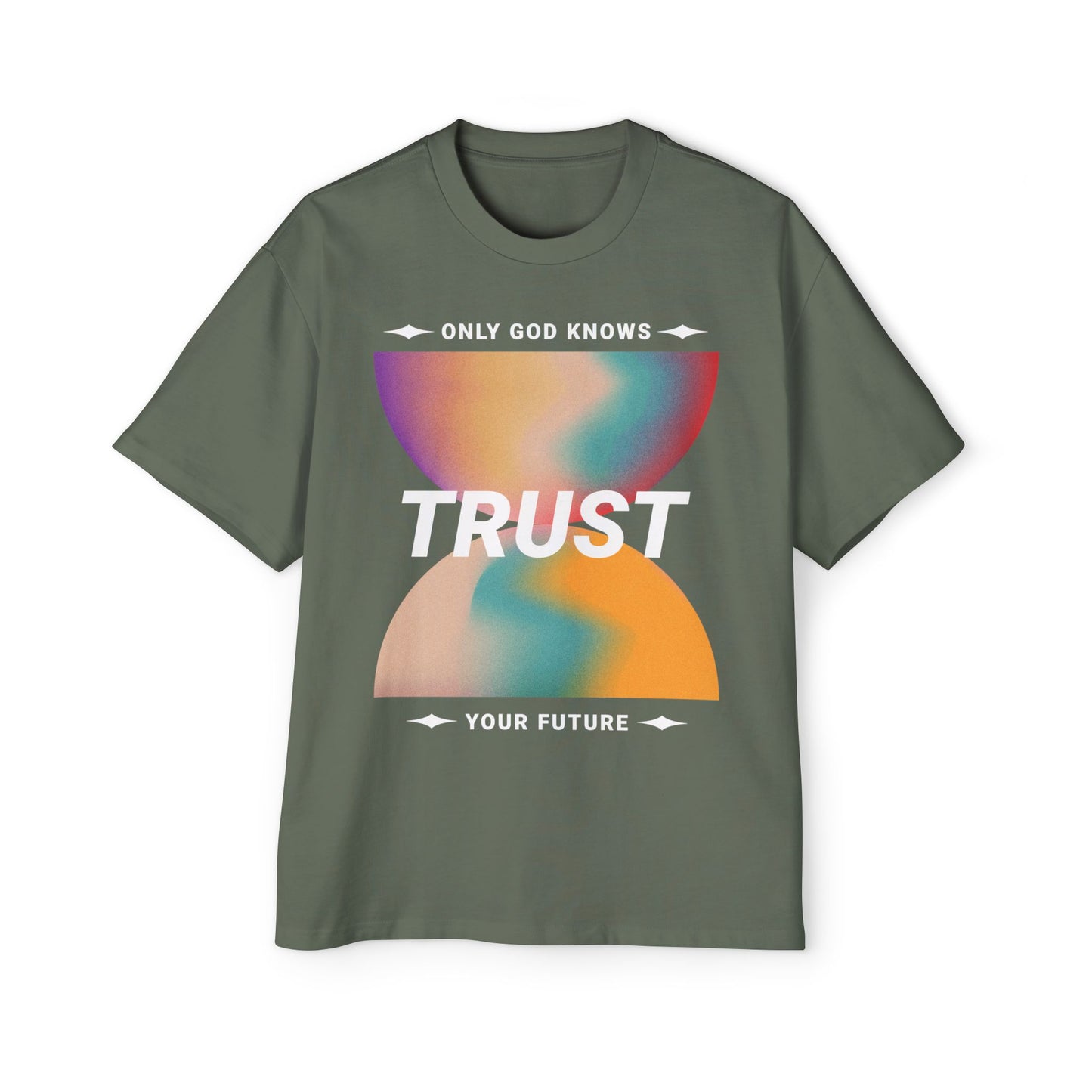 TRUST GLORY Heavy Oversized Tee