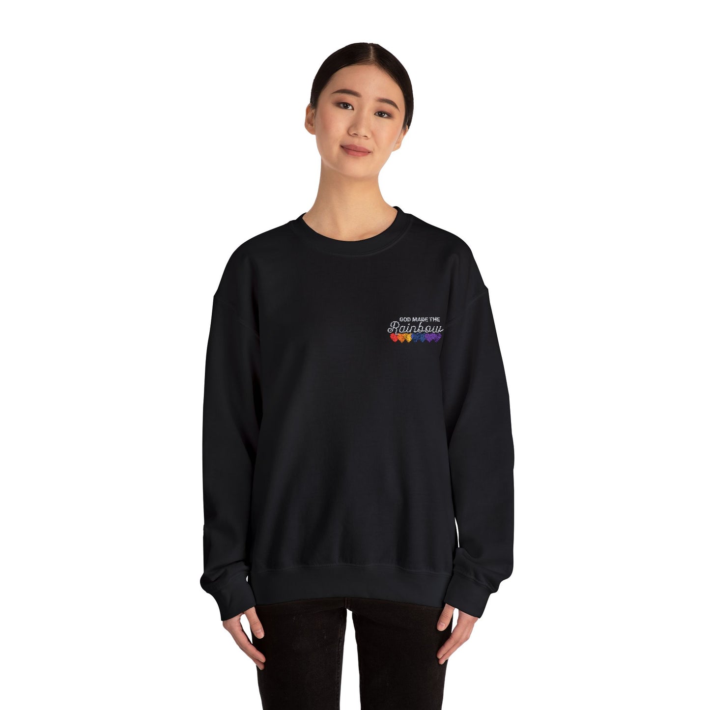 RAINBOW GLORY Embroidered Sweatshirt