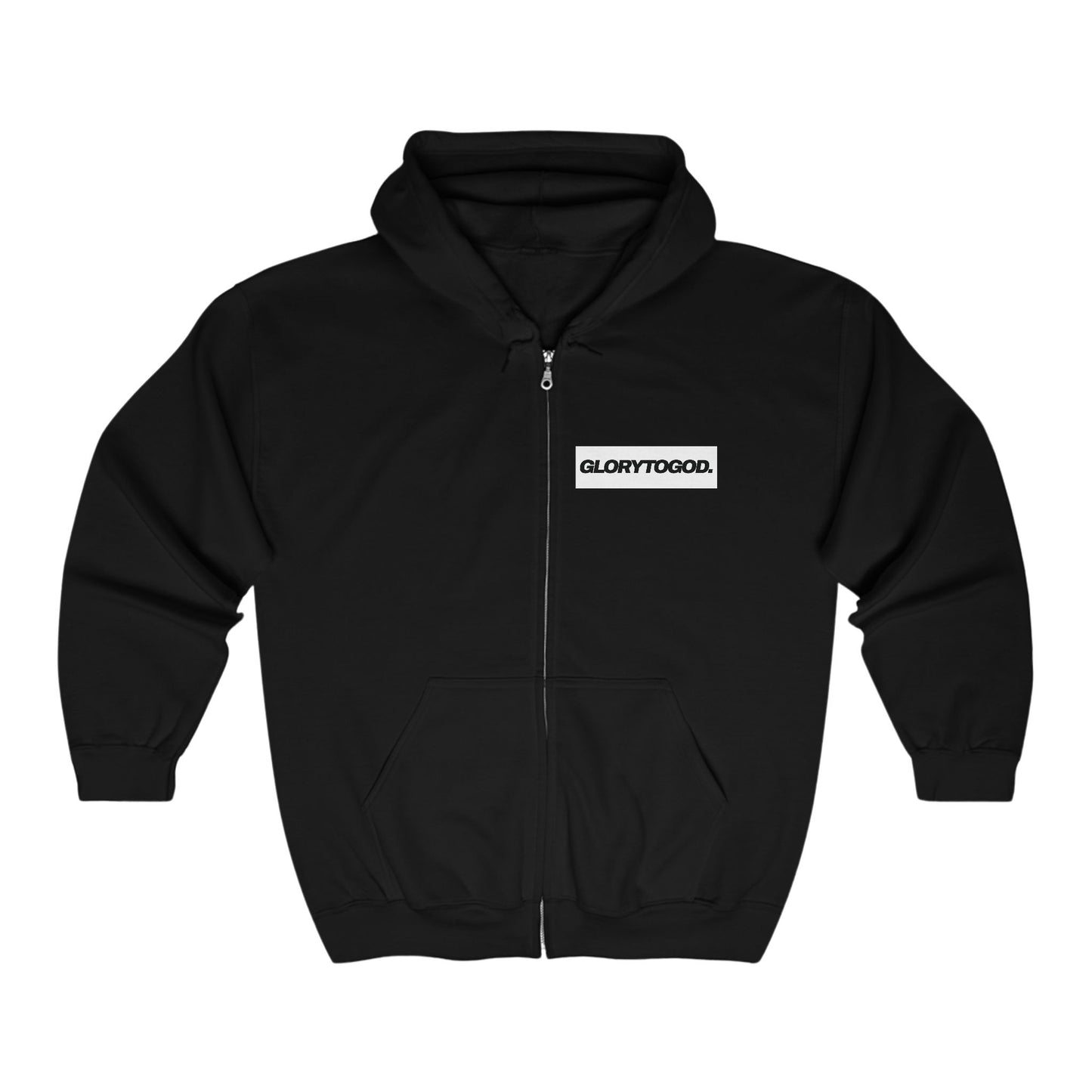 GLORYTOGOD Full Zip Hoodie