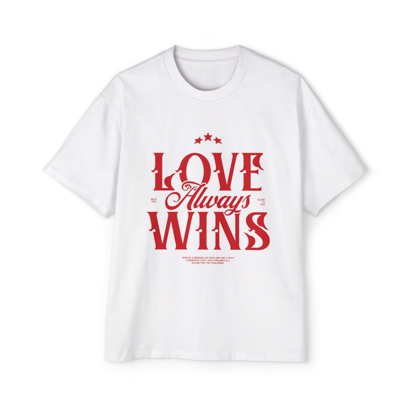 LOVE GLORY Heavy Oversized Tee