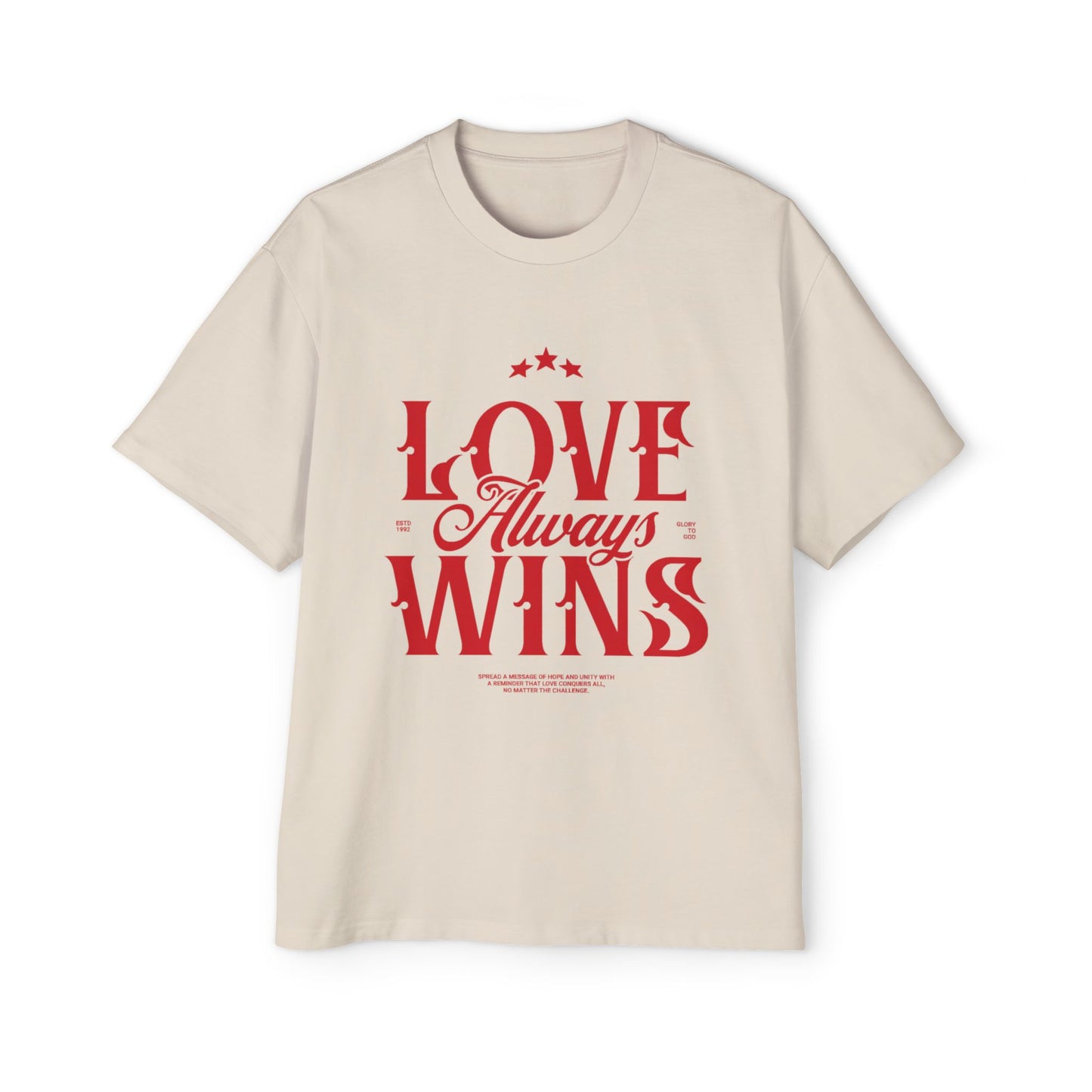 LOVE GLORY Heavy Oversized Tee