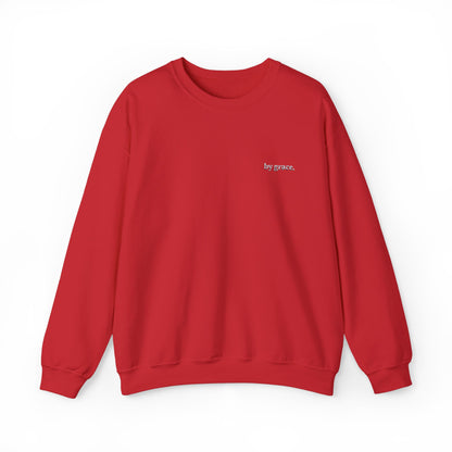 GRACE GLORY Embroidery Sweatshirt